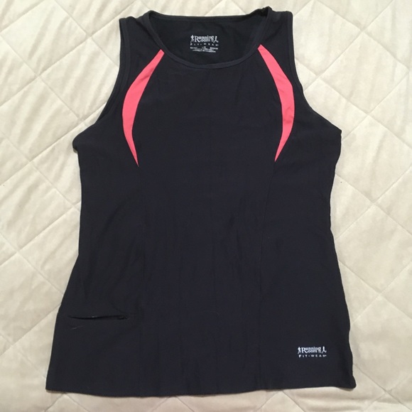 Running Room Tops - Running Room Black Tank